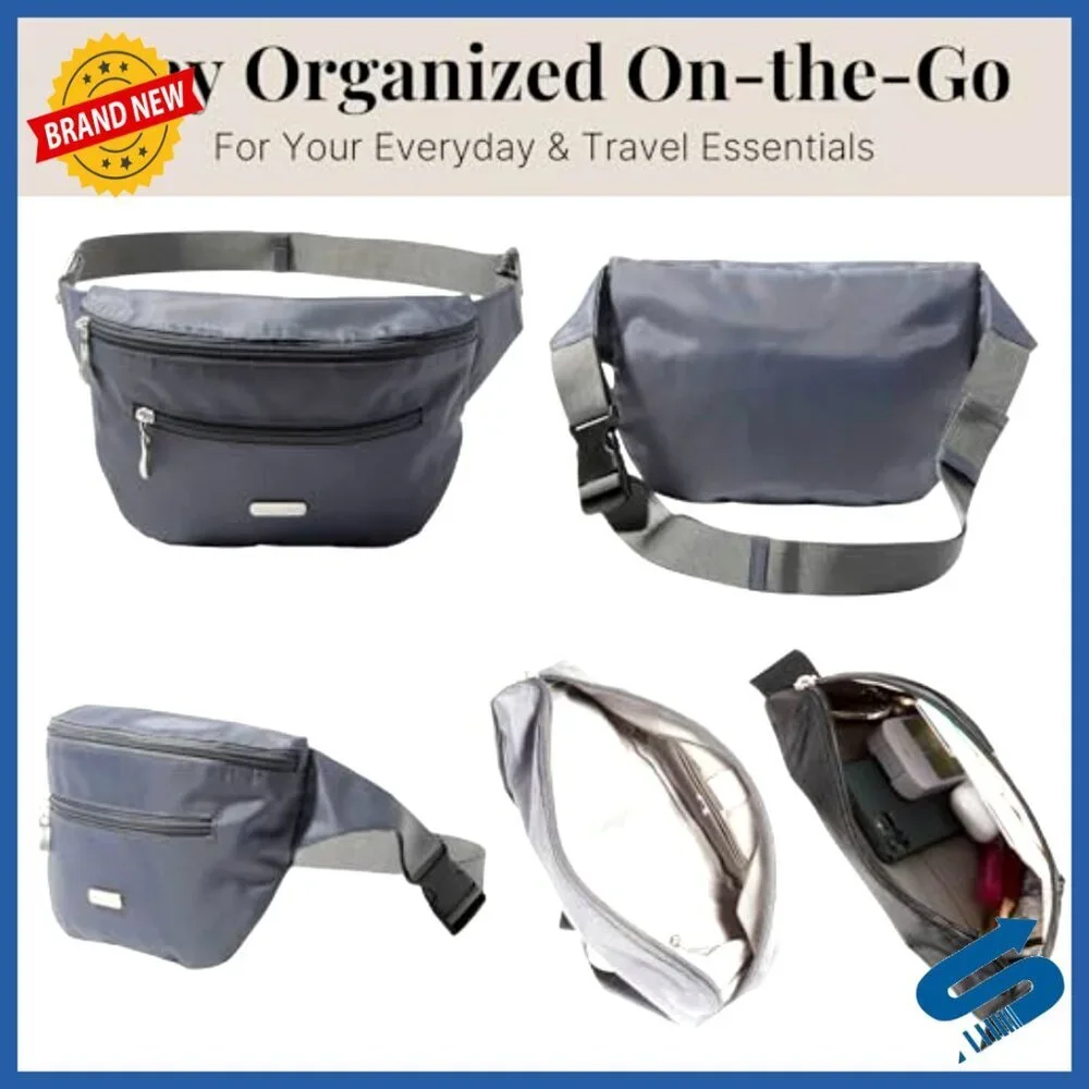 Lightweight Fanny Pack Crossbody Bag with RFID Protection Adjustable Strap